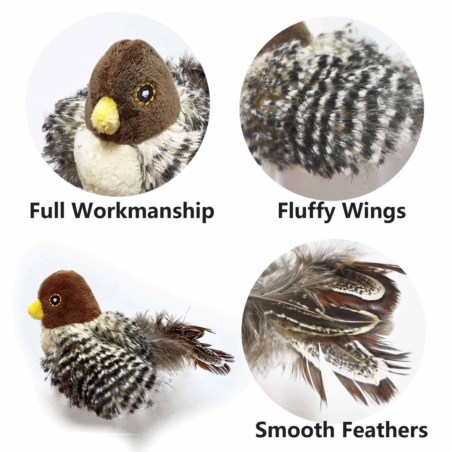 Interactive Chirping Bird Cat Toy